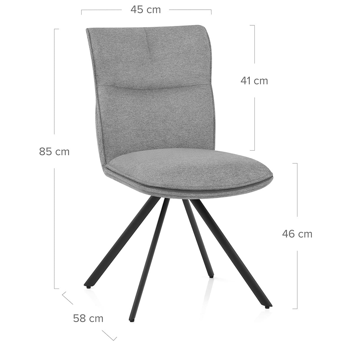 Silla Tela - Cody Gris
