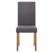 Silla Tela Madera - Columbus Gris