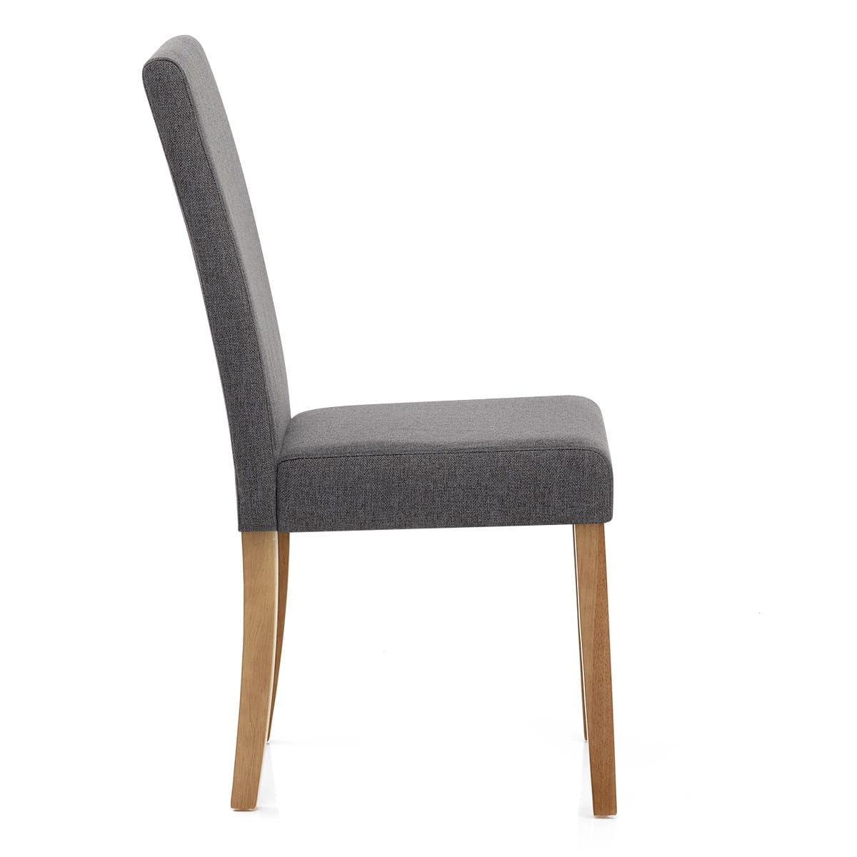 Silla Tela Madera - Columbus Gris