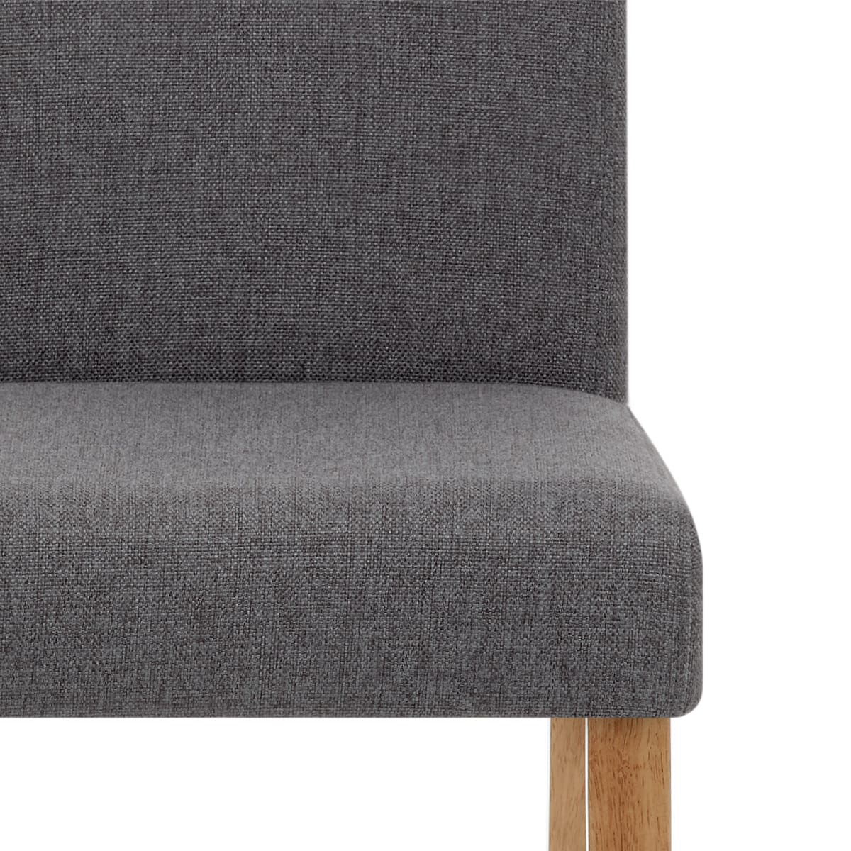 Silla Tela Madera - Columbus Gris