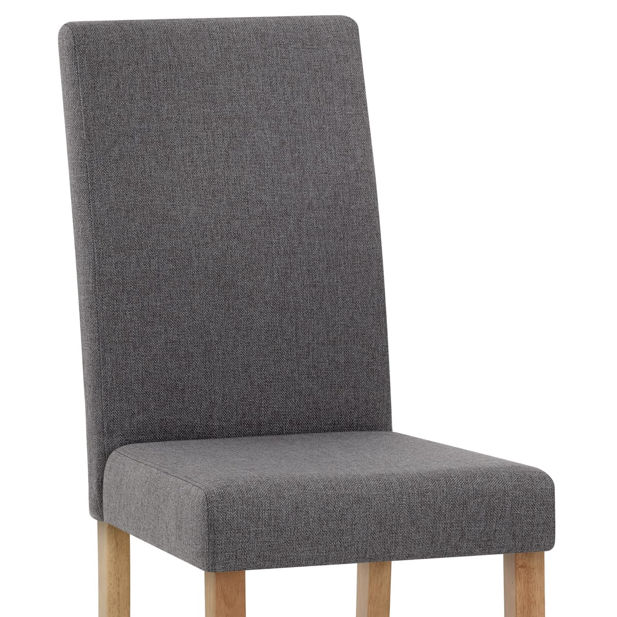Silla Tela Madera - Columbus Gris