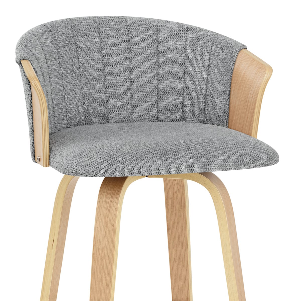 Taburete Tela - Coral Gris Oscuro