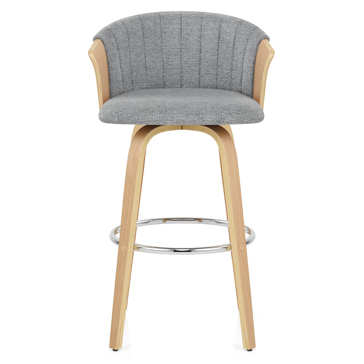 Taburete Tela - Coral Gris Oscuro