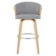 Taburete Tela - Coral Gris Oscuro