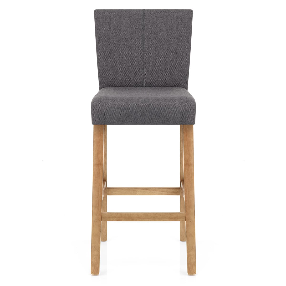 Taburete Tela Madera - Cornell Gris