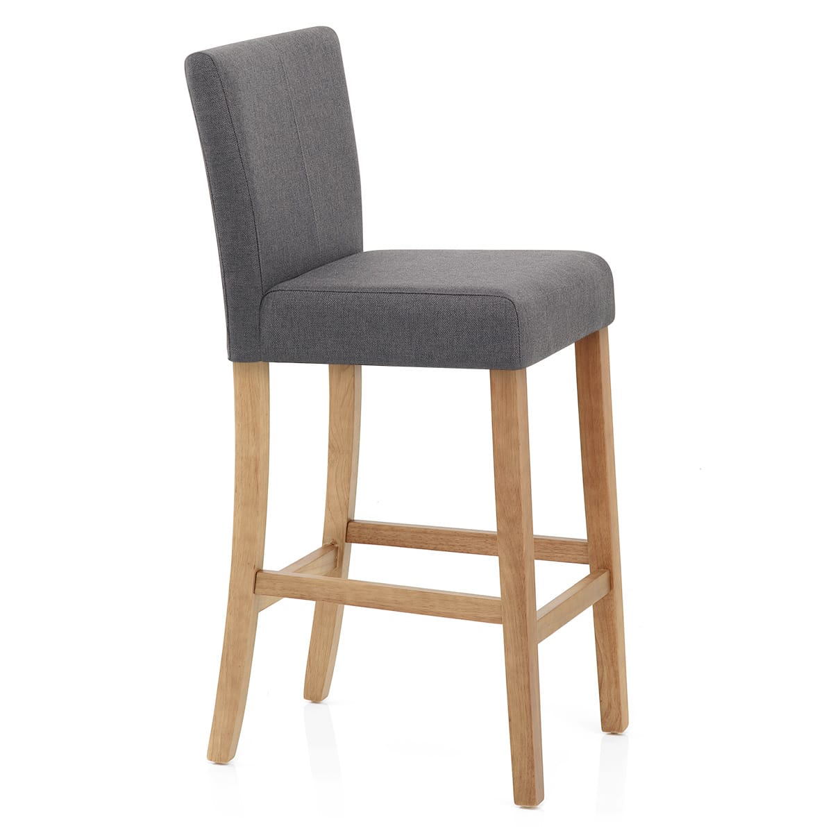 Taburete Tela Madera - Cornell Gris