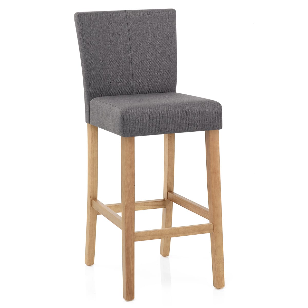 Taburete Tela Madera - Cornell Gris