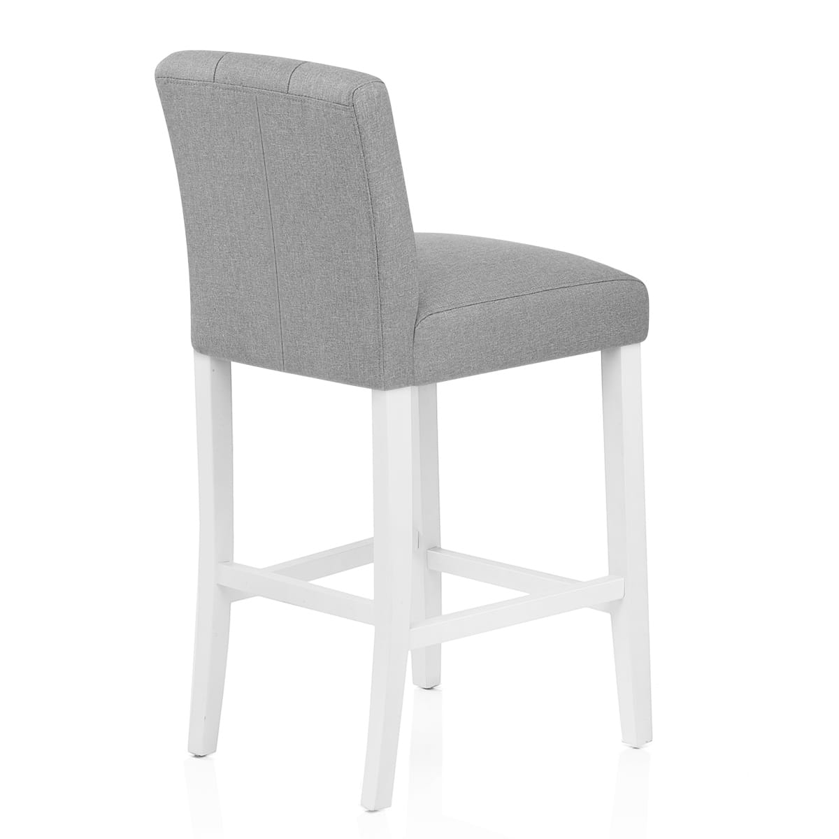 Taburete Tela Madera - Crawford Gris