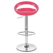 Taburete Plástico Cromo - Creciente Rosa