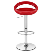 Taburete Plástico Cromo - Creciente Rojo