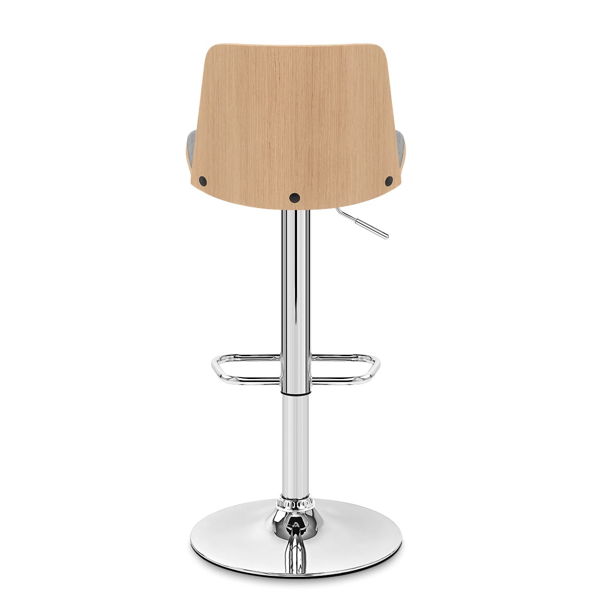 Taburete Tela Roble - Crest Gris