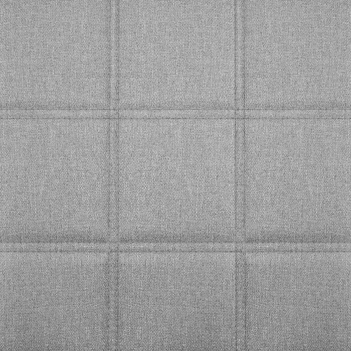 Taburete Tela Cromo - Criss Cross Gris