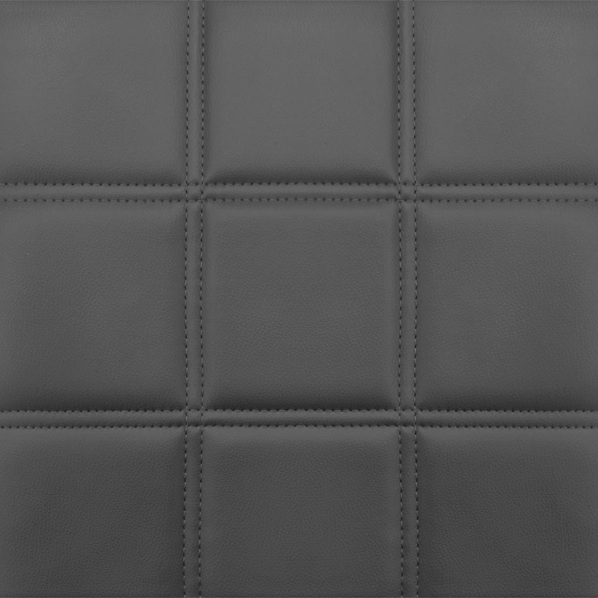 Taburete Polipiel Cromo - Criss Cross Gris