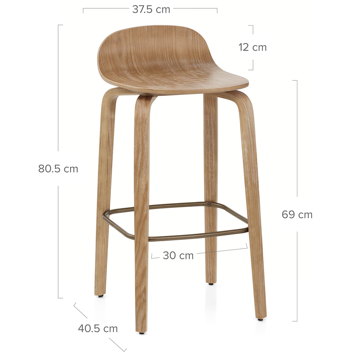Taburete Madera Clara - Curve Madera