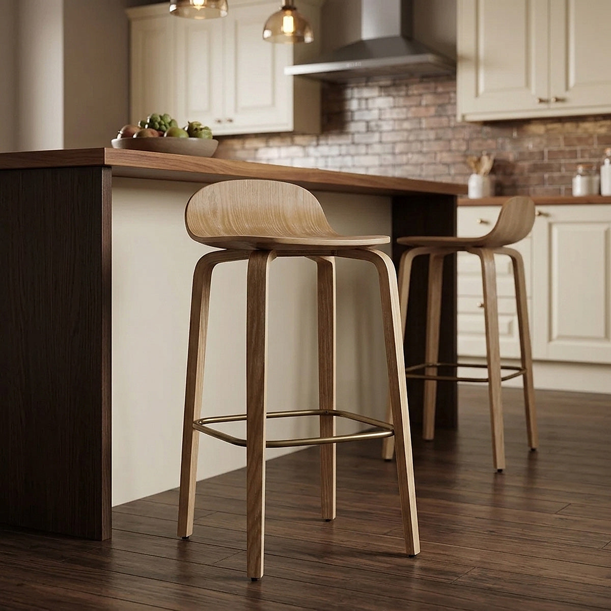 Taburete Madera Clara - Curve Madera