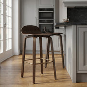 Taburete Madera Oscura - Curve Madera