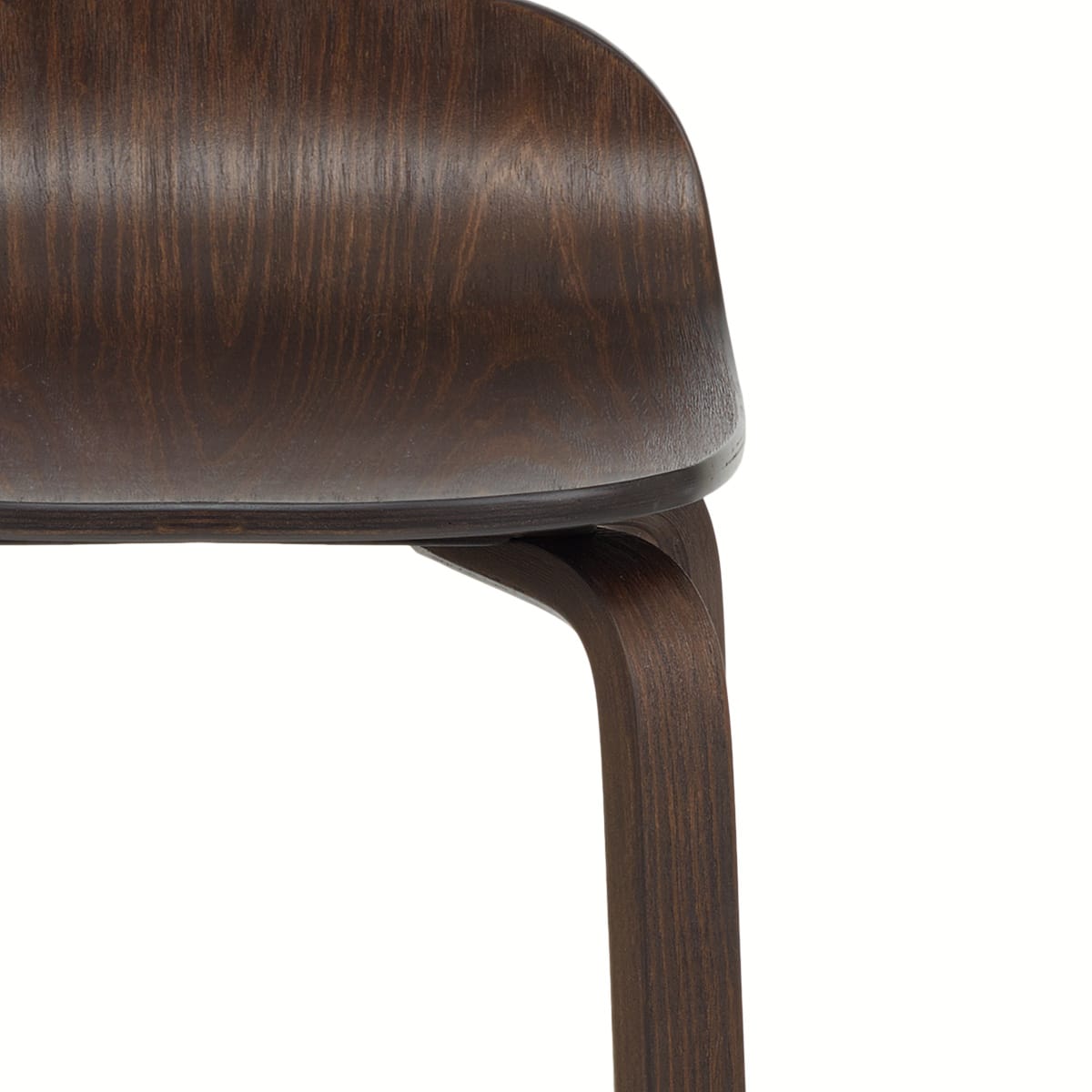 Taburete Madera Oscura - Curve Madera