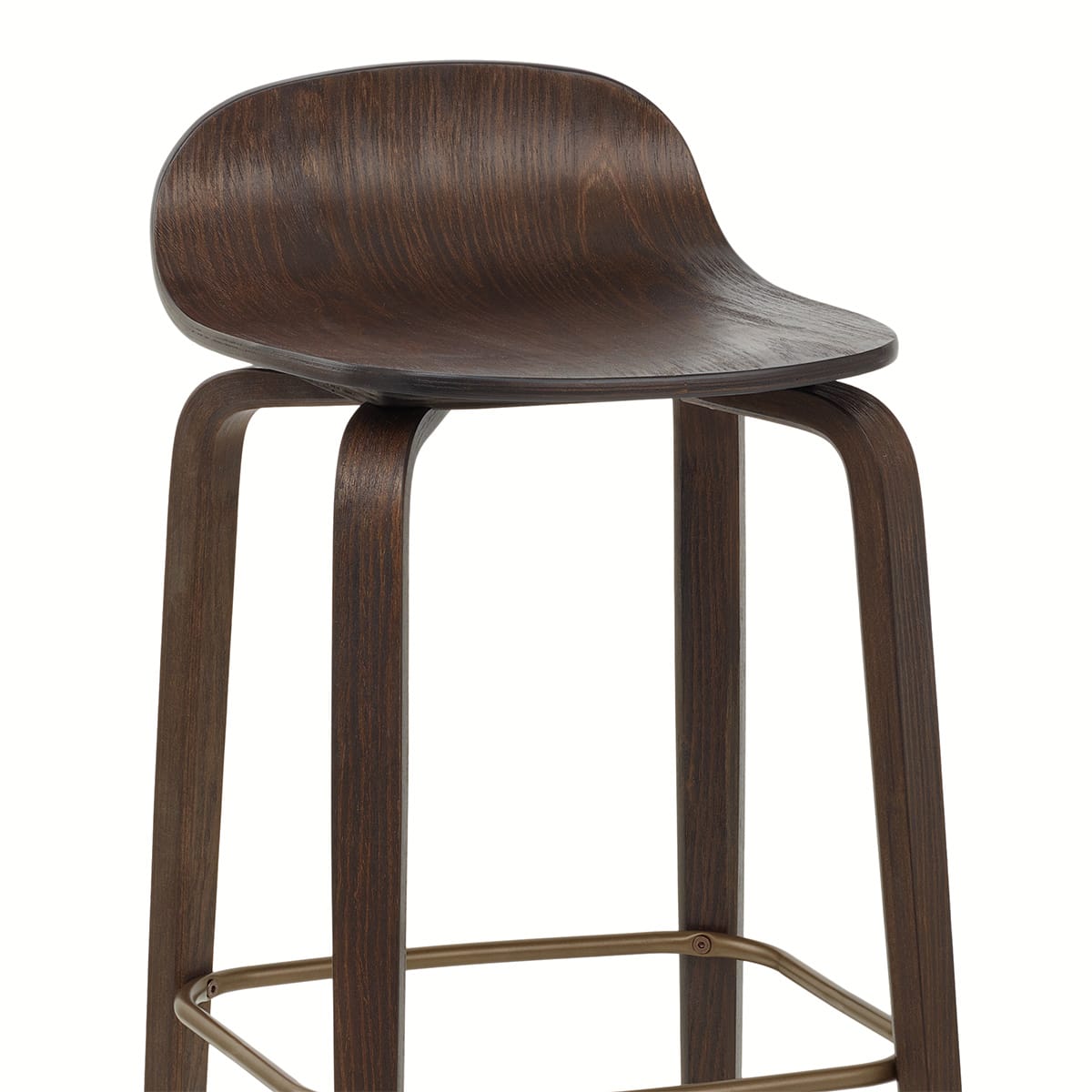 Taburete Madera Oscura - Curve Madera