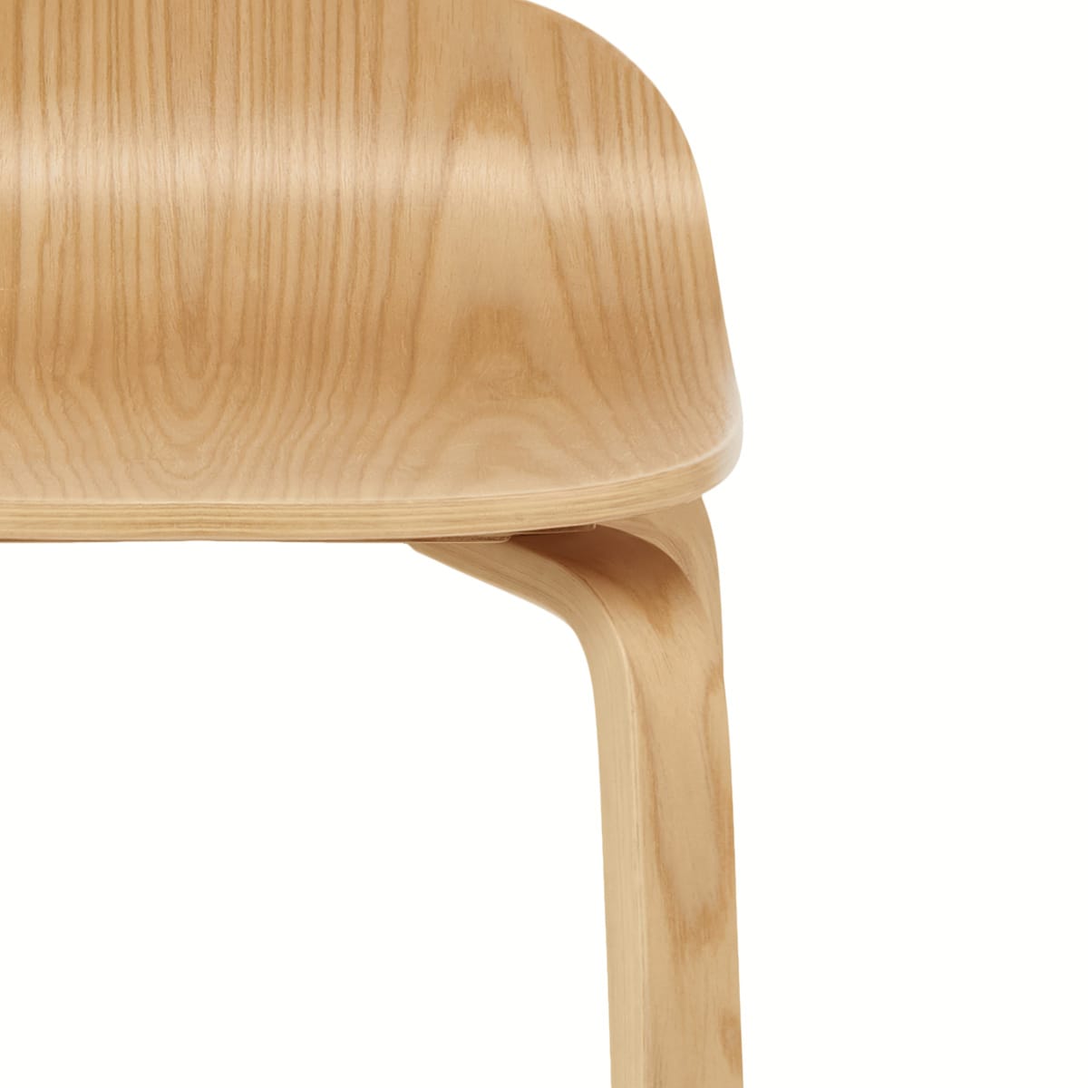 Taburete Madera - Curve Roble