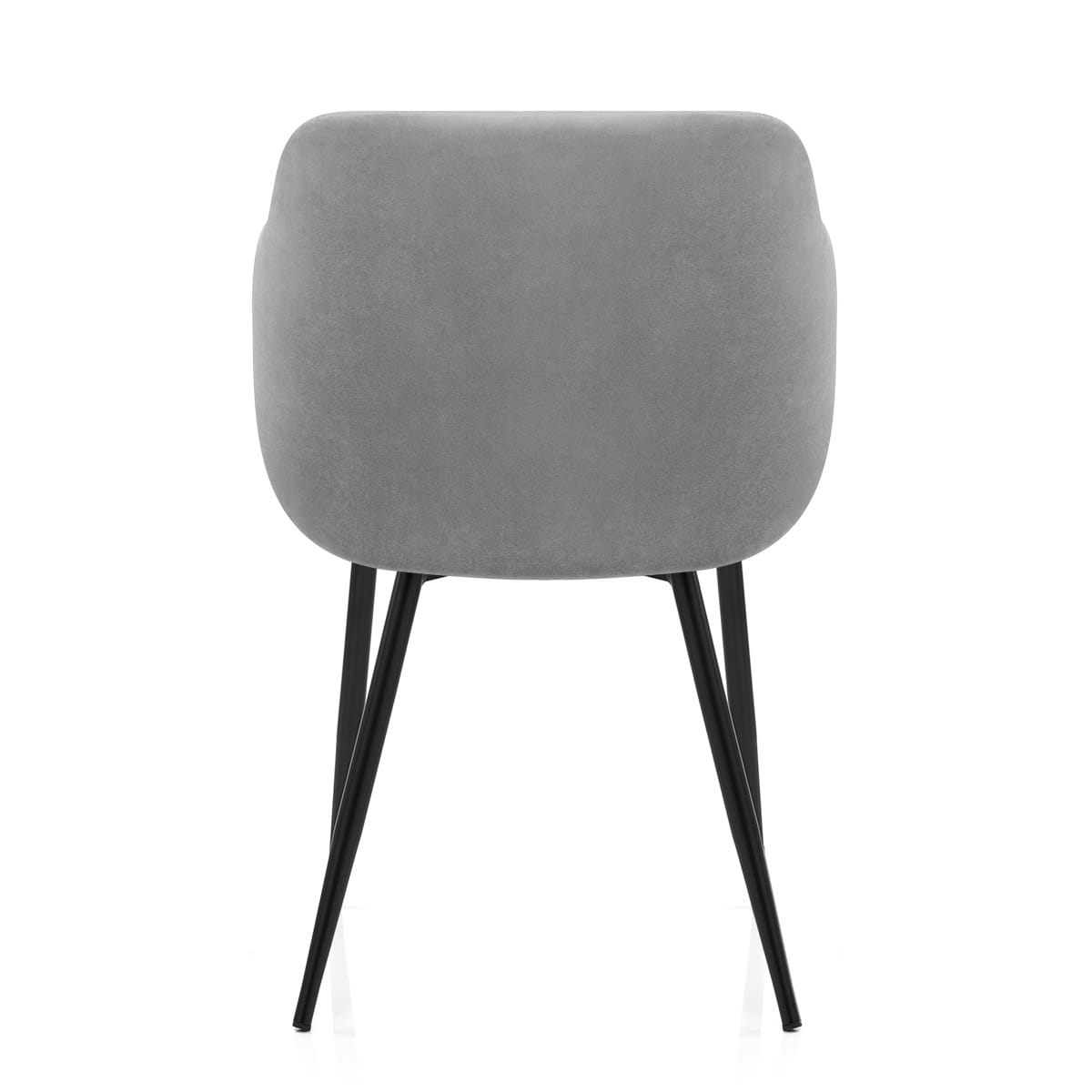 Silla Terciopelo Madera - Dakota Gris