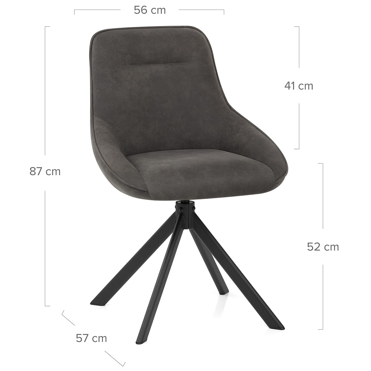 Silla Tela - Dante Gris
