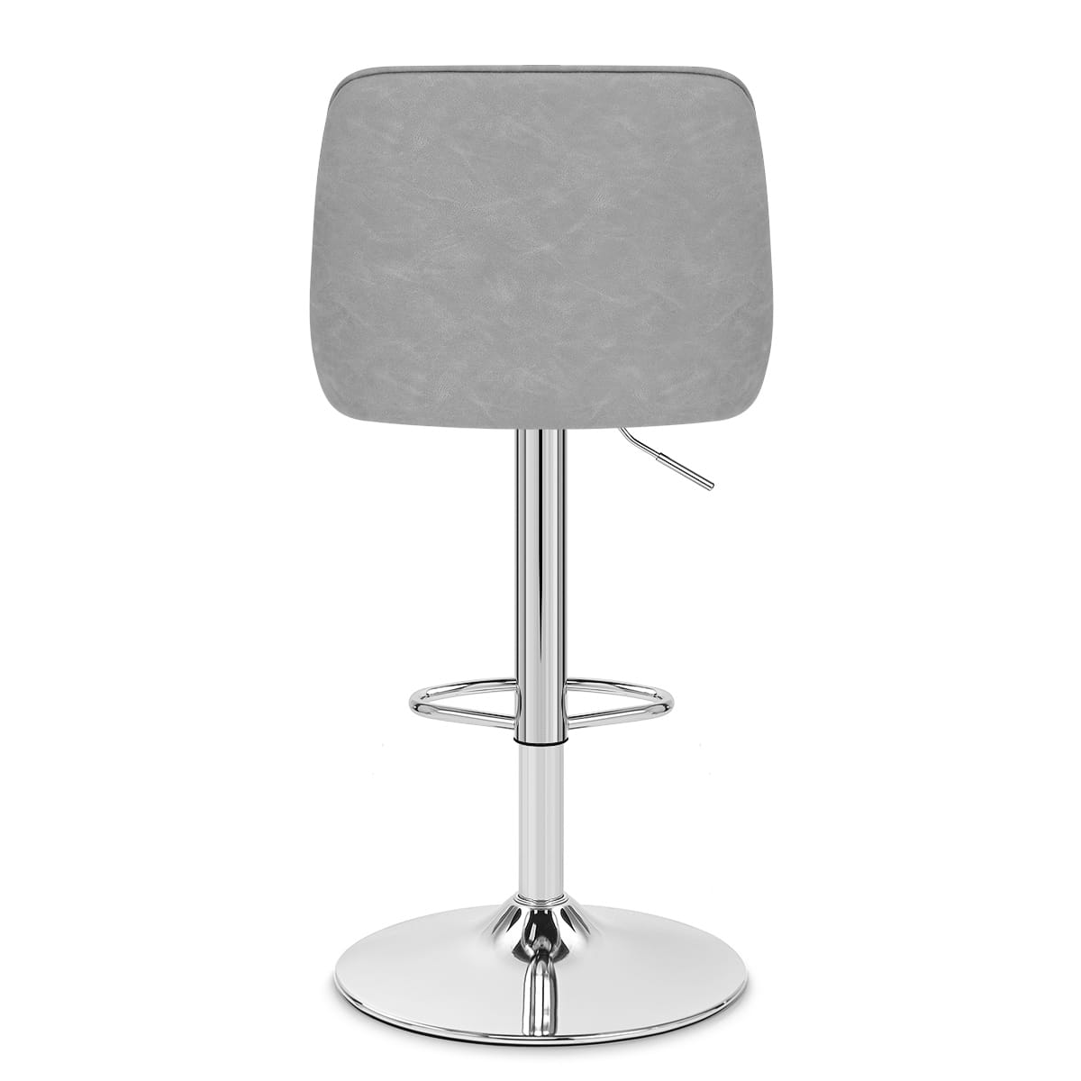 Taburete Cuero Sintético - Darwin Gris