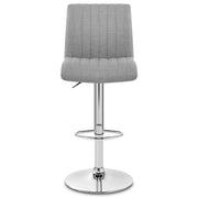 Taburete Tela Cromo - Debut Gris