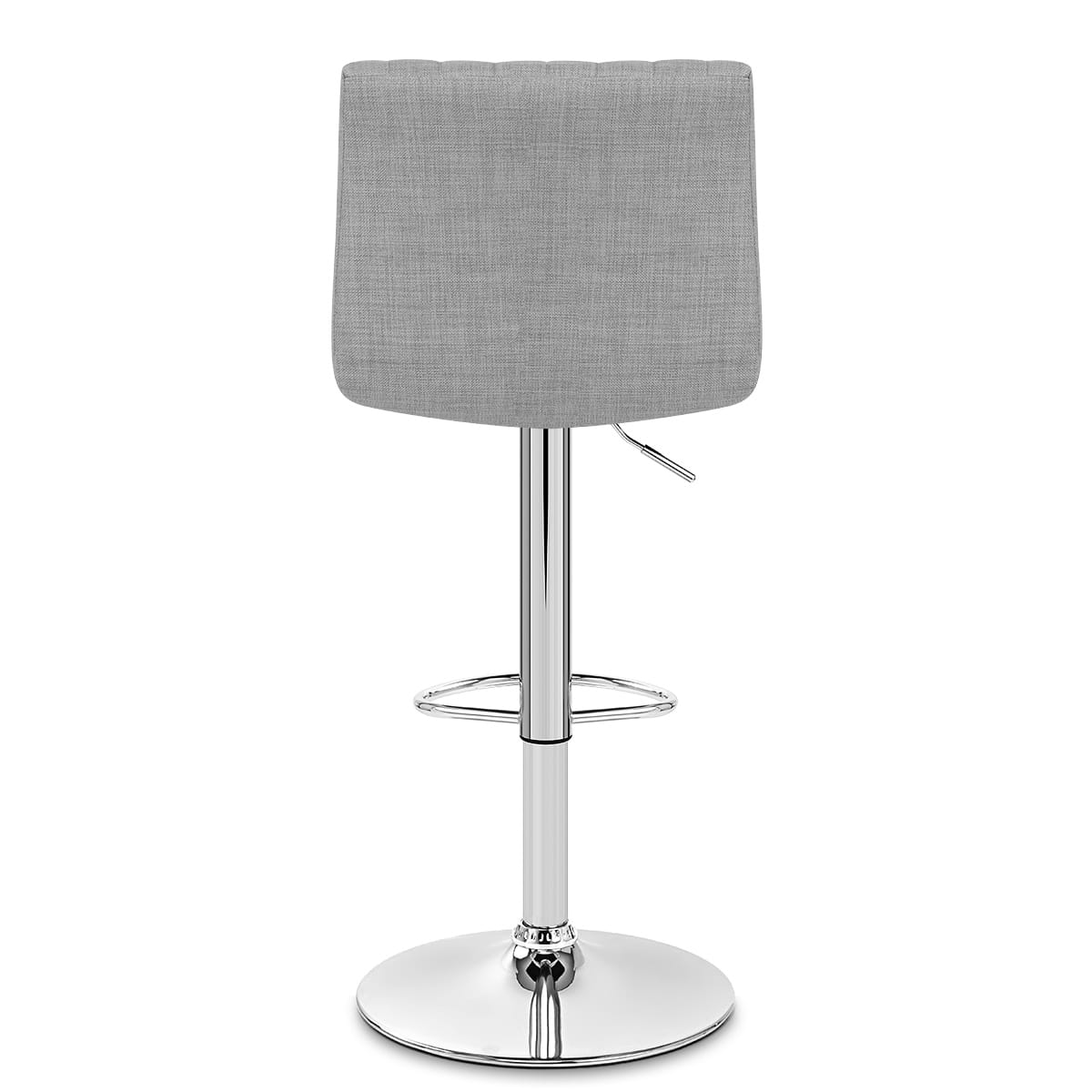 Taburete Tela Cromo - Debut Gris