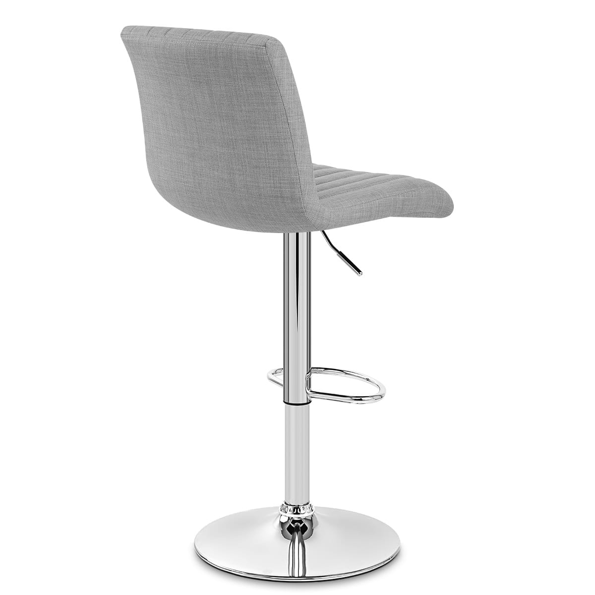 Taburete Tela Cromo - Debut Gris