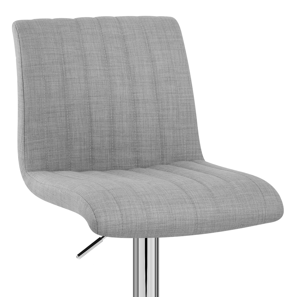 Taburete Tela Cromo - Debut Gris