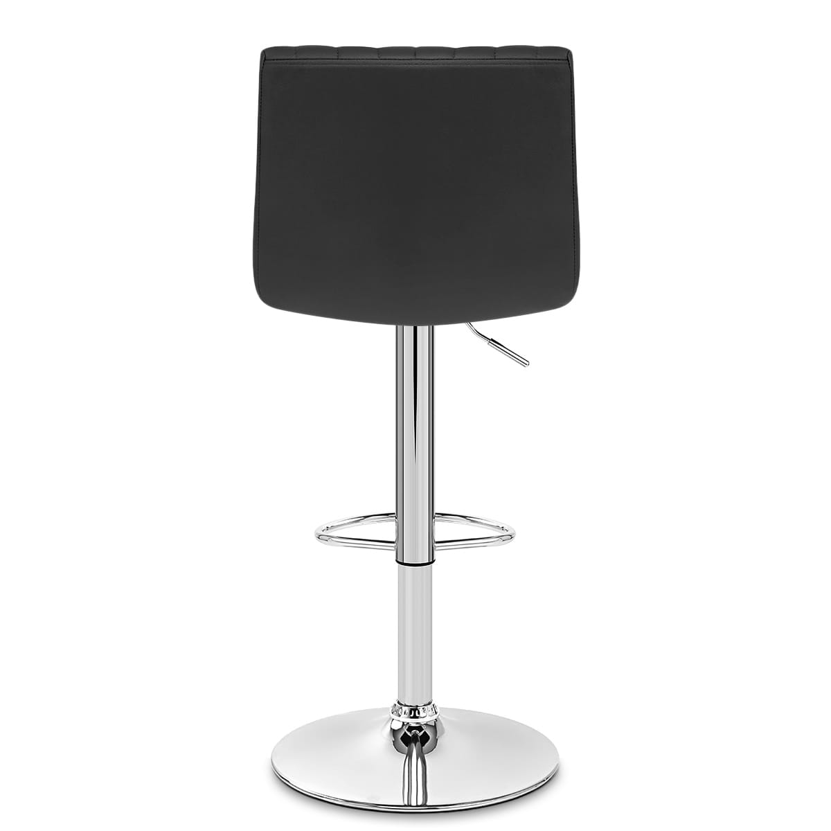 Taburete Cuero Real - Debut Negro
