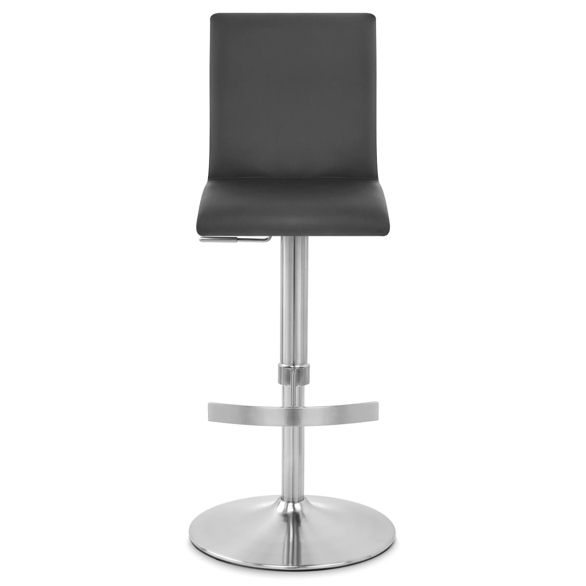 Taburete Polipiel Satinado - Deluxe High Back Negro