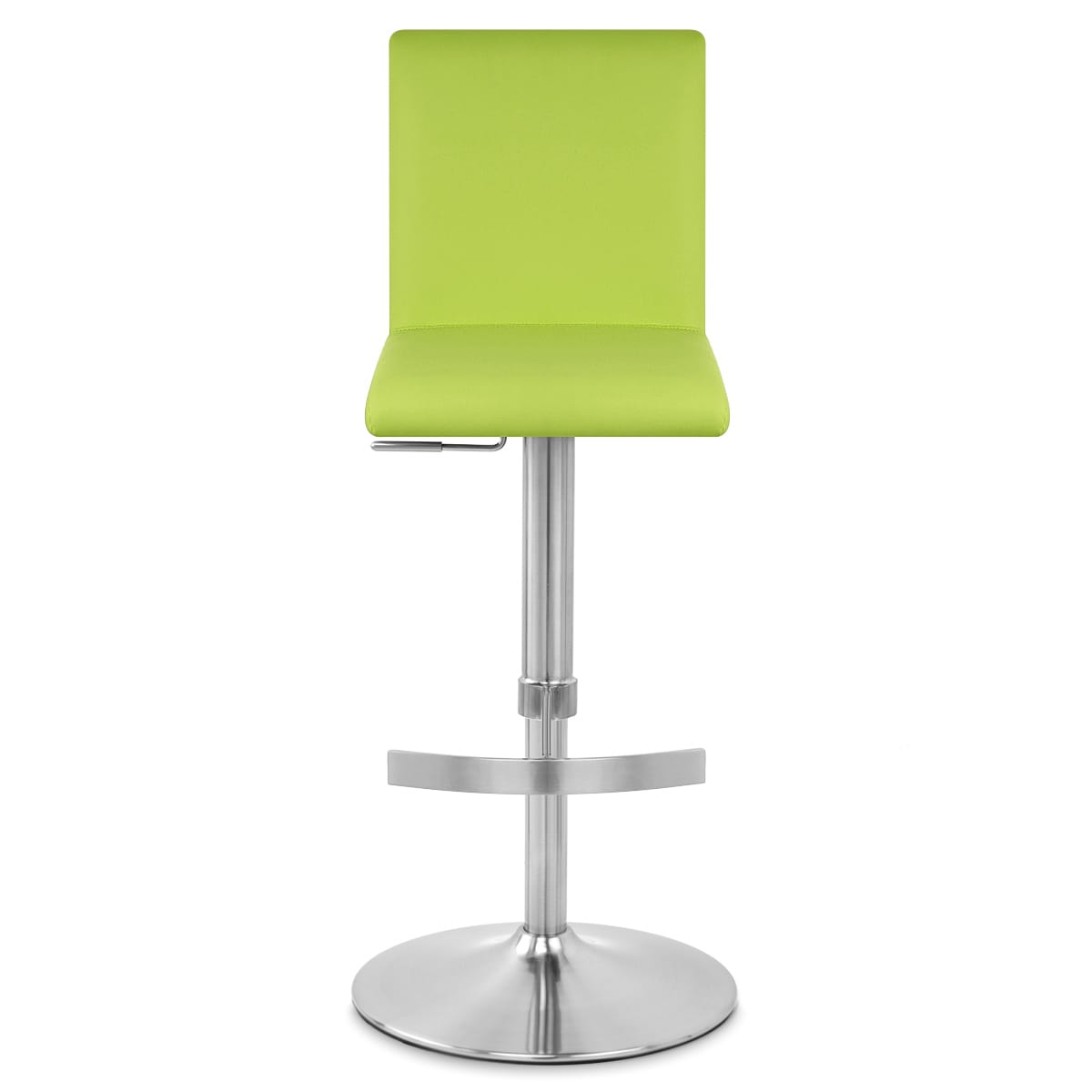 Taburete Polipiel Satinado - Deluxe High Back Verde