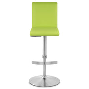 Taburete Polipiel Satinado - Deluxe High Back Verde