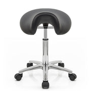 Sillín Polipiel Cromo - Saddle Deluxe Negro