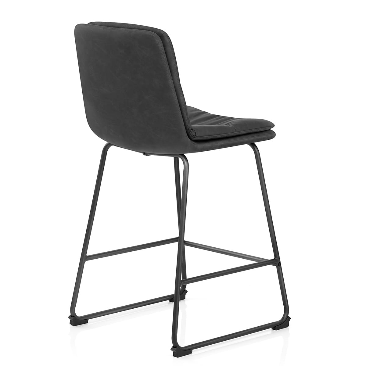 Taburete Polipiel - Devine Gris Oscuro