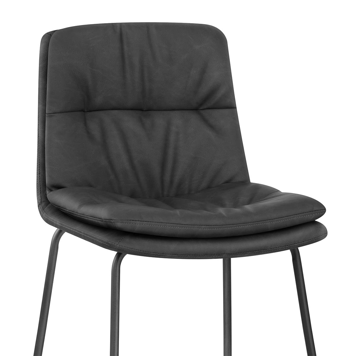 Taburete Polipiel - Devine Gris Oscuro