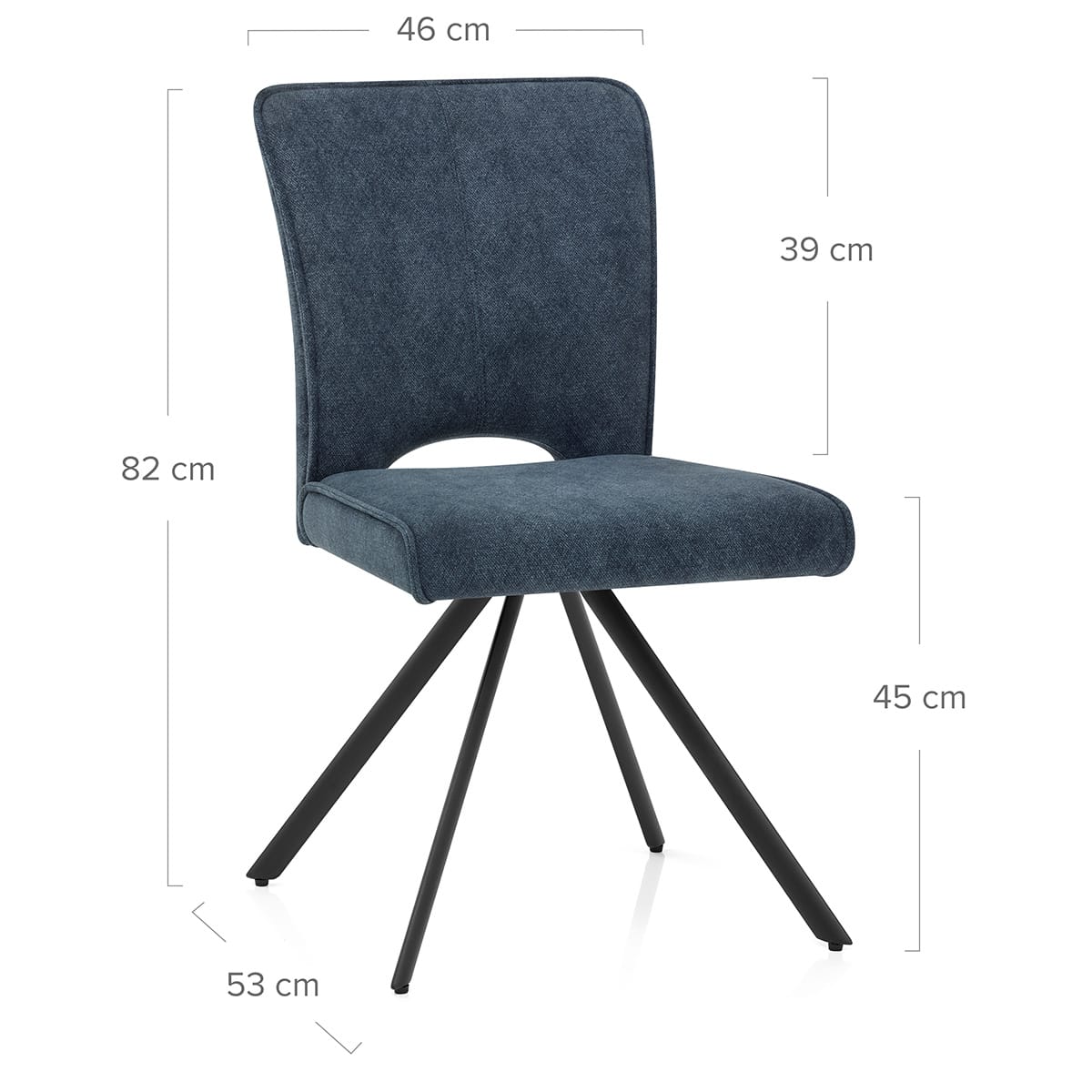 Silla Tela - Dexter Azul