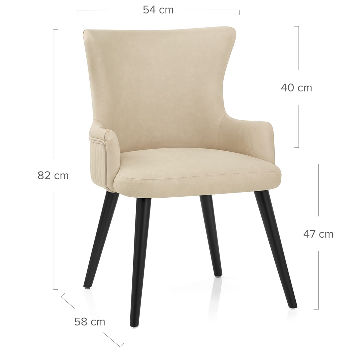 Silla Sintético - Diablo Crema