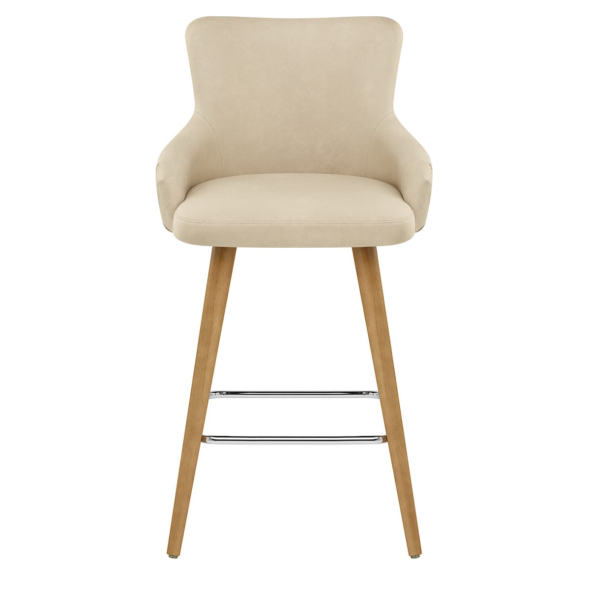 Taburete Sintético Madera - Diablo Crema