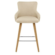 Taburete Sintético Madera - Diablo Crema
