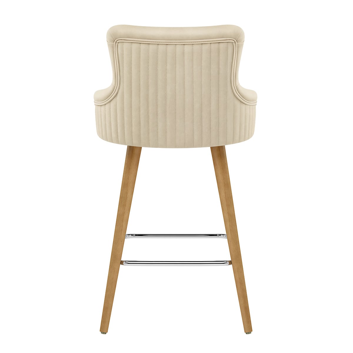 Taburete Sintético Madera - Diablo Crema