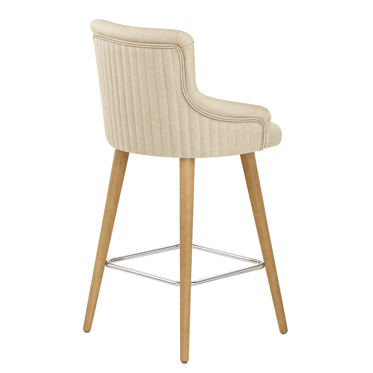 Taburete Sintético Madera - Diablo Crema