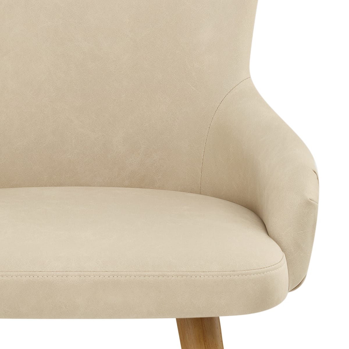Taburete Sintético Madera - Diablo Crema