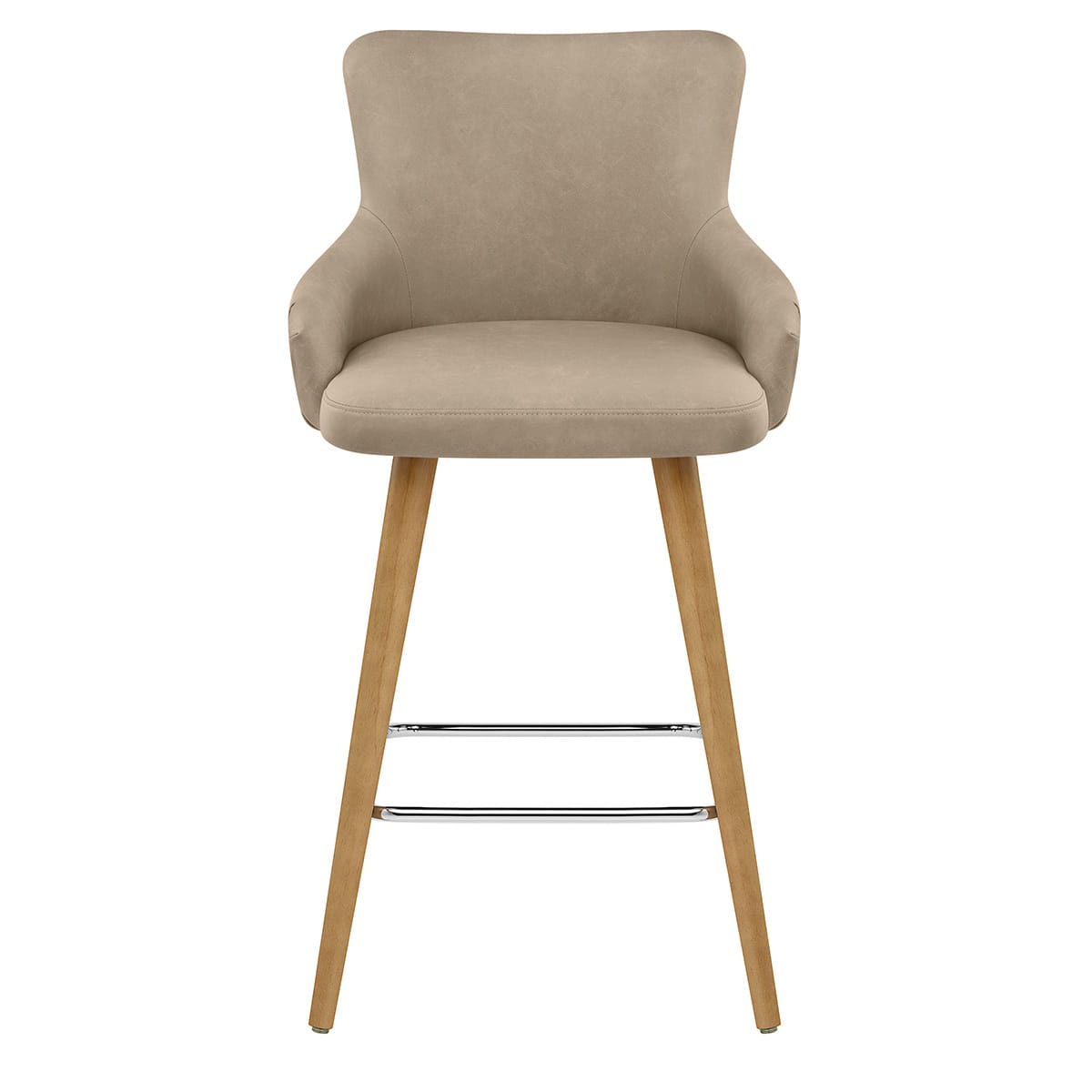 Taburete Sintético Madera - Diablo Gris Pardo