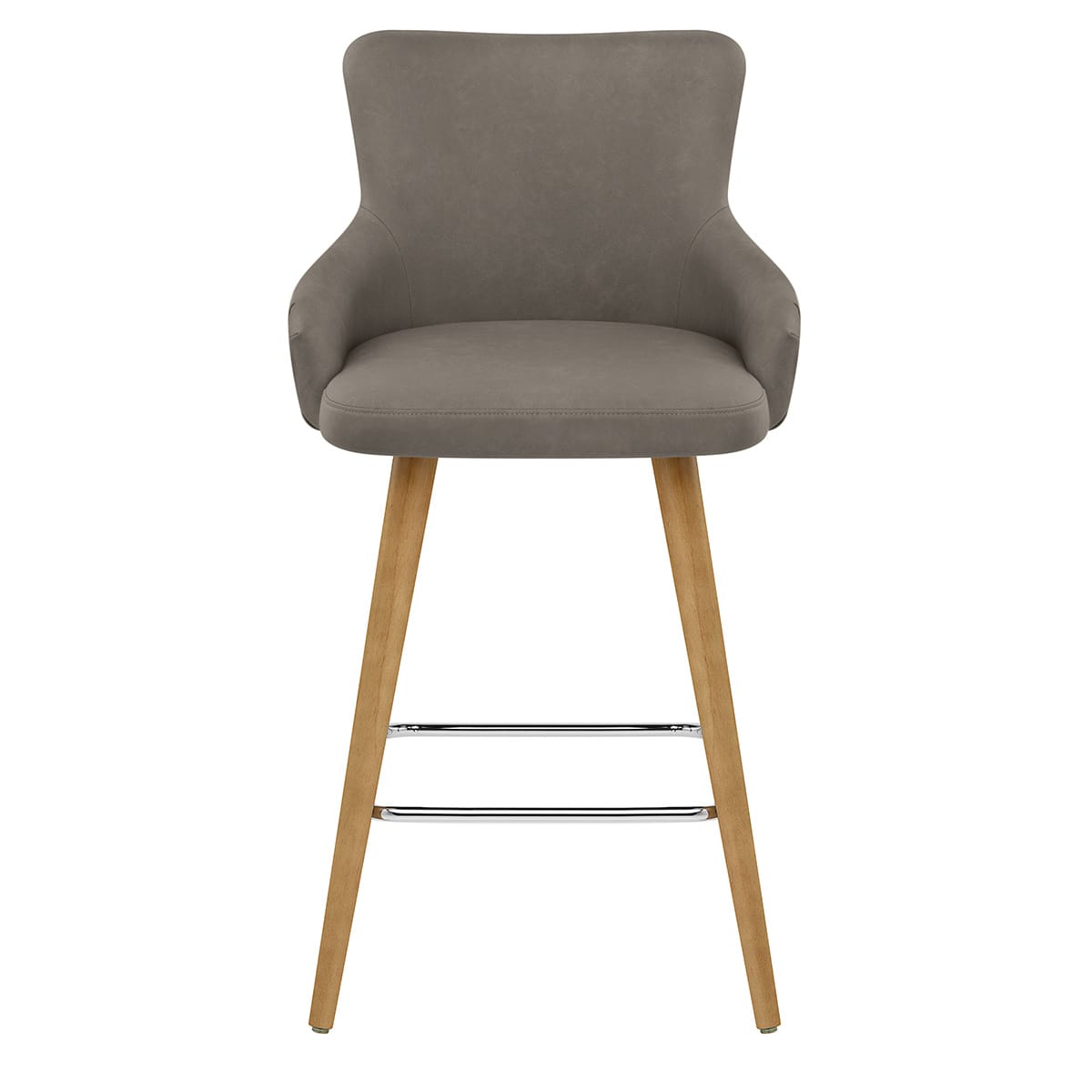 Taburete Sintético Madera - Diablo Gris