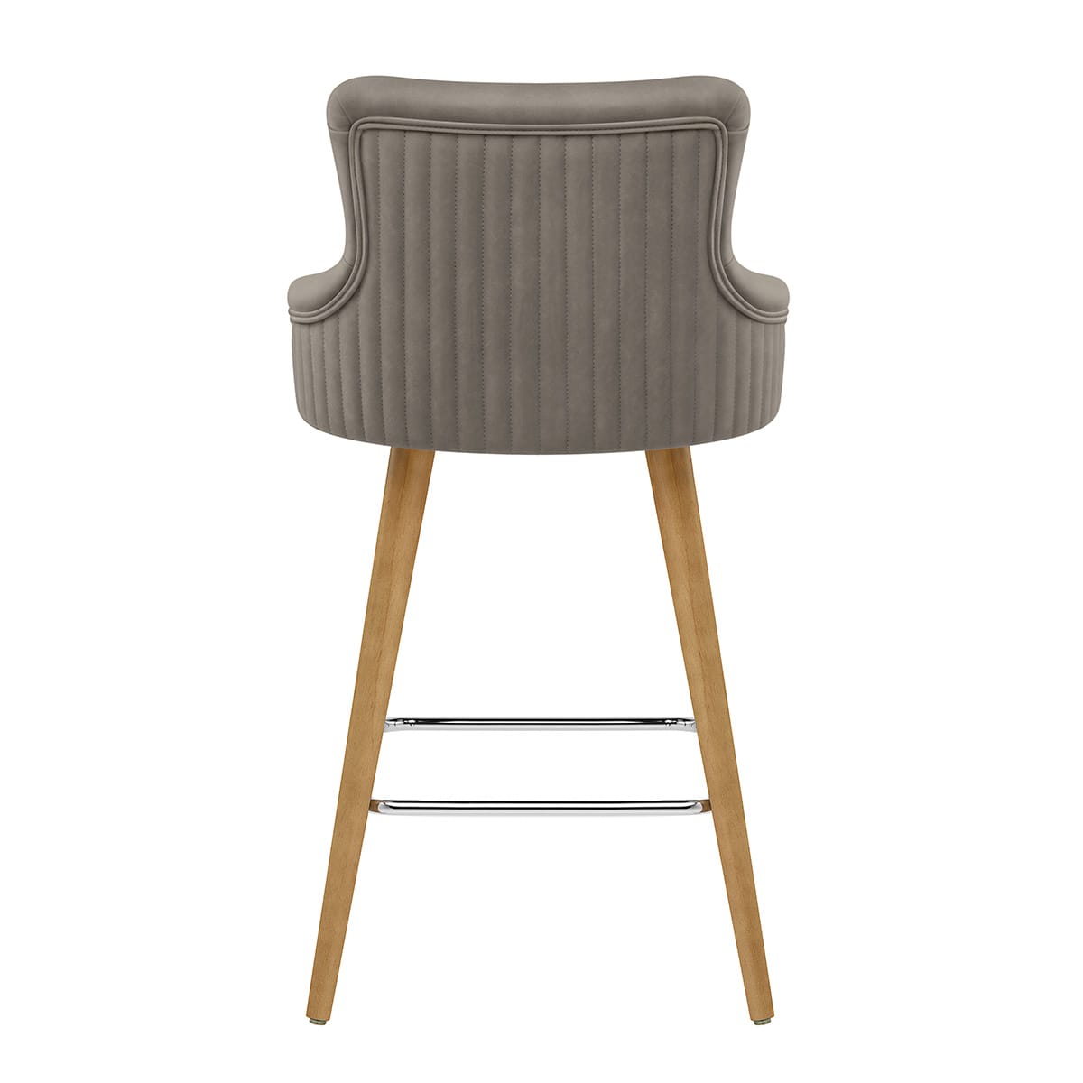 Taburete Sintético Madera - Diablo Gris