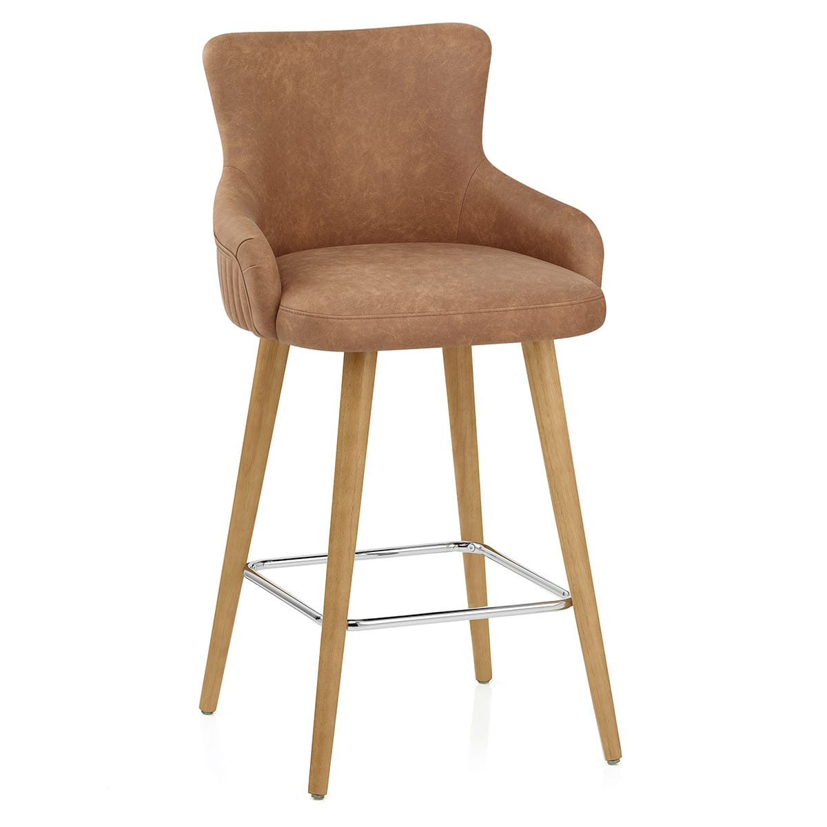 Taburete Sintético Madera - Diablo Marrón