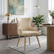 Silla Sintético Madera - Diablo Crema