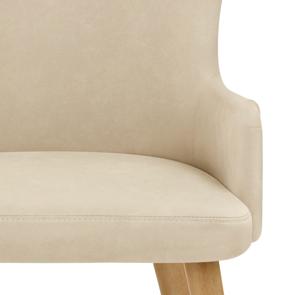 Silla Sintético Madera - Diablo Crema